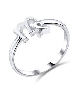 Virgo Zodiac Silver Ring NSR-436